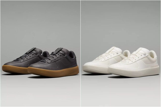 lululemon Cityverse Men's Sneaker in black and white colors 