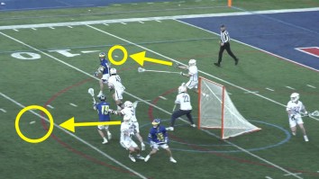 College Lacrosse Team Loses By One After Two Balls In Play At Exact Same Time Create Mayhem