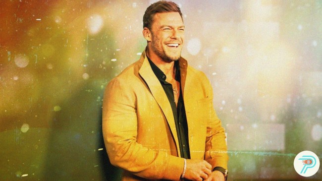 alan ritchson at the premiere of ordindary angels