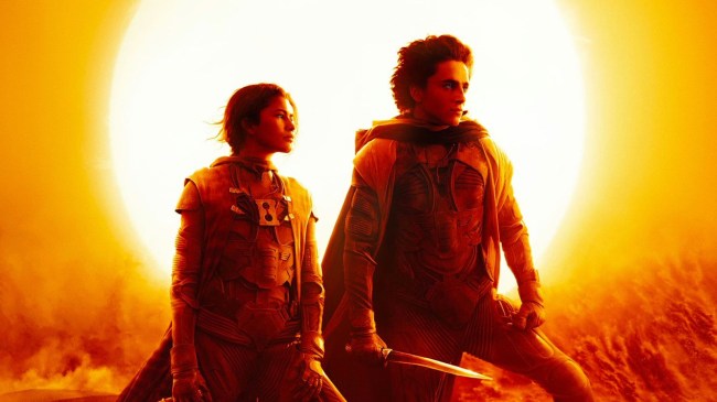 timothee chalamet and zendaya in dune part two