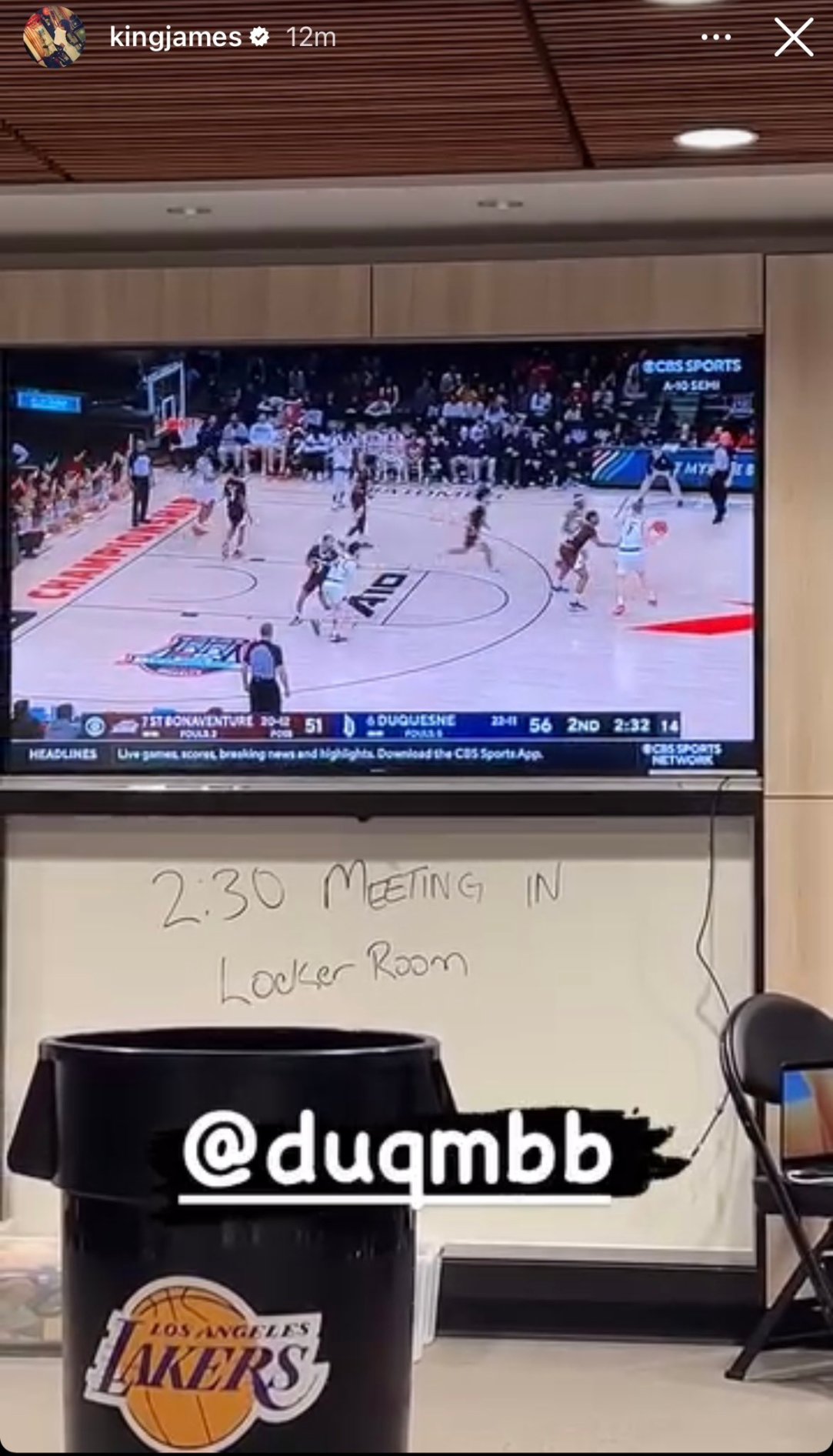 Duquesne Basketball LeBron James