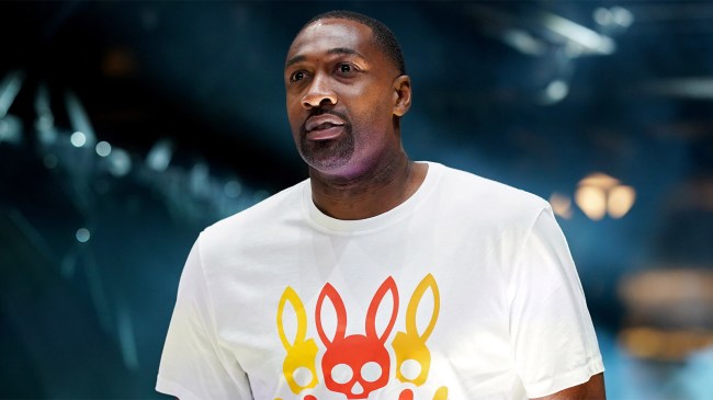 Gilbert Arenas of the Enemies is introduced during BIG3