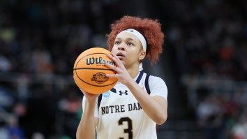 Notre Dame Phenom Hannah Hidalgo Removed From Game For Nose Piercing, Struggles Afterwards