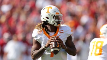 Joe Milton Casually Closes Pro Day With Effortless Backflip After Launching 75-Yd BOMBS