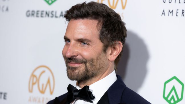 bradley cooper wearing a tuxedo