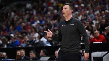 Samford Basketball Coach Somehow Takes The High Road With His Reaction To Horrible Foul Call