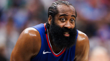 James Harden Tried To Block Teammate Kawhi Leonard’s Shot, Then Gives Bizarre Answer As To Why He Did It