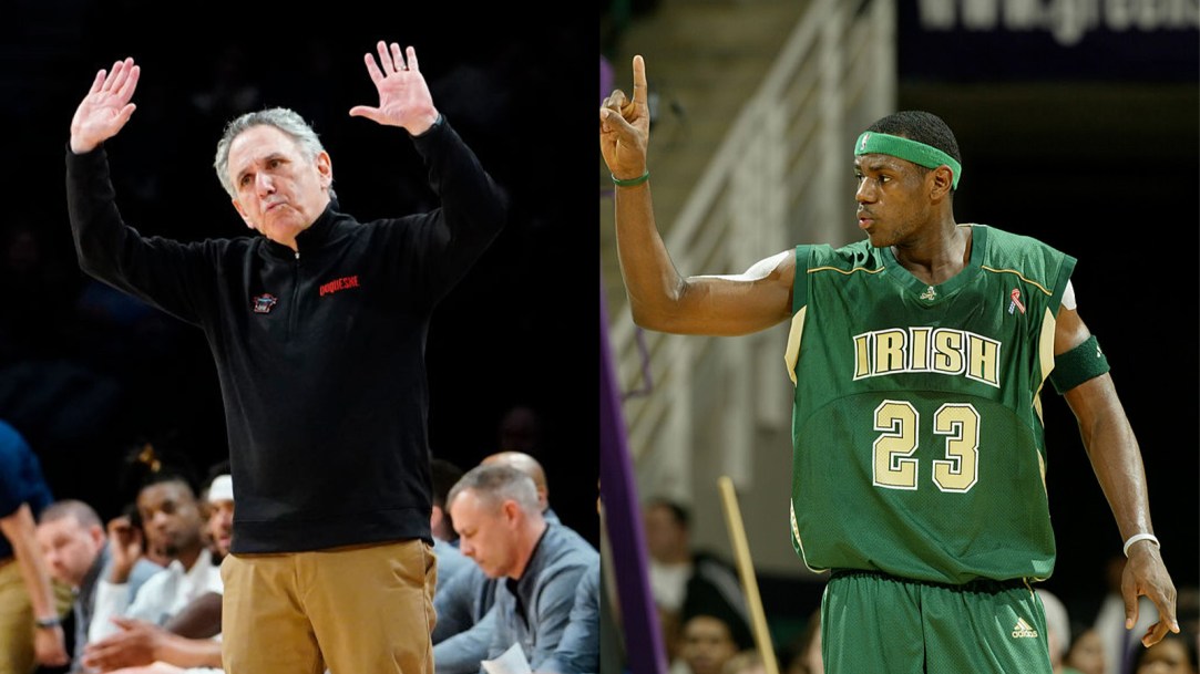 Keith Dambrot LeBron James Duquesne