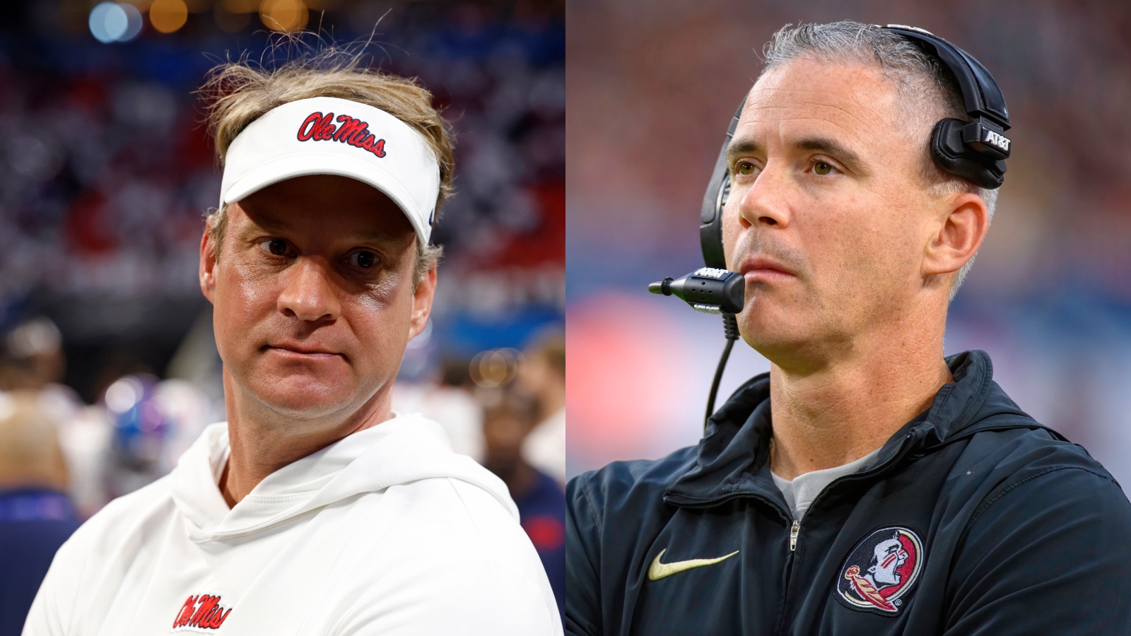 Lane Kiffin and Mike Norvell