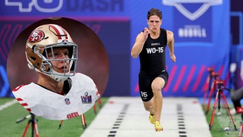 Luke McCaffrey Narrowly Beats Big Brother Christian During Exhilarating 40-Yard Dash At NFL Combine