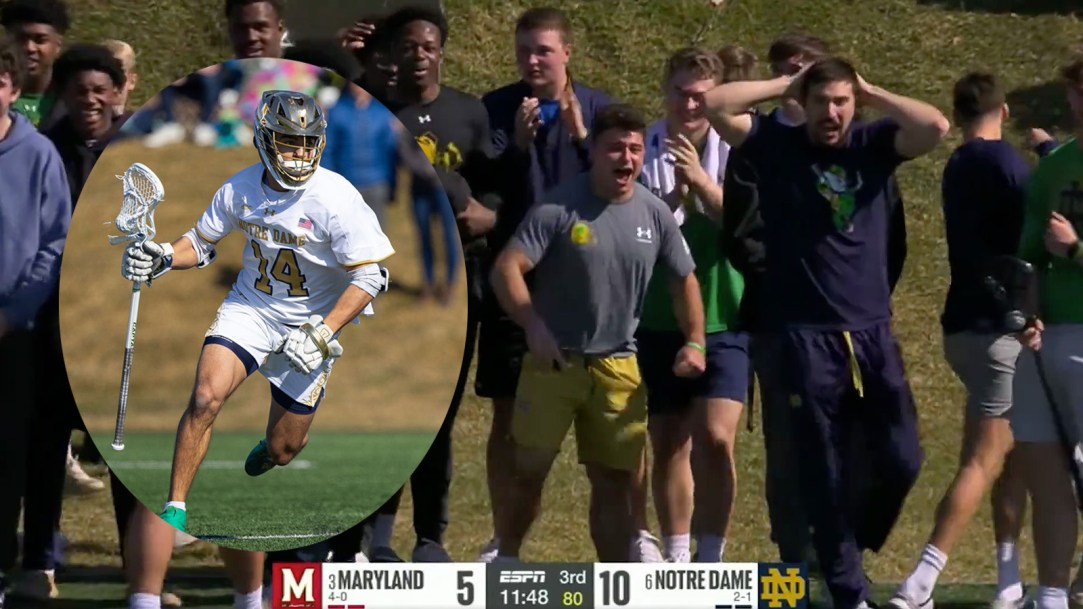 Notre Dame Lacrosse Football Jordan Faison