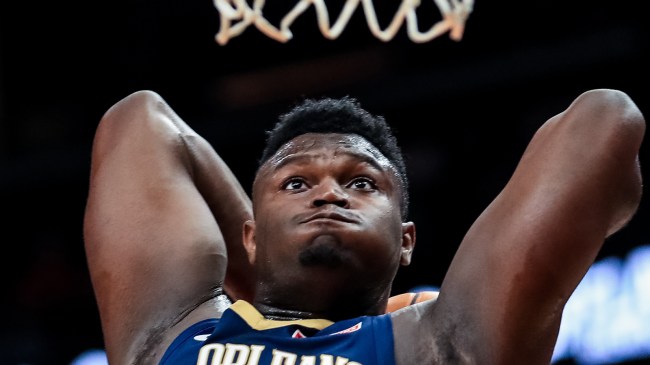 Zion Williamson dunking
