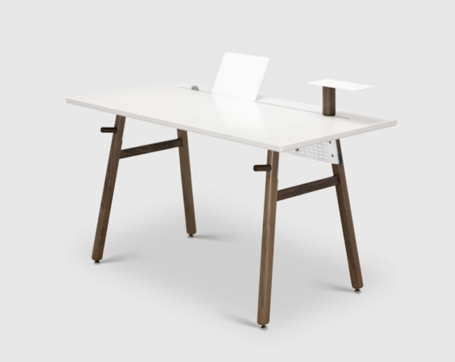 Artifox Walnut and Bone Desk