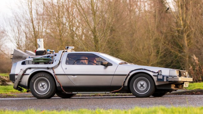 Back to the Future De Lorean car time travel