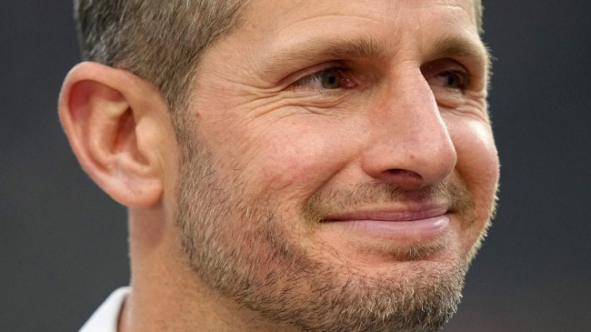 Dan Orlovsky looks on prior to NFL game