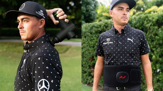 Hyperice x Rickie Fowler massage guns