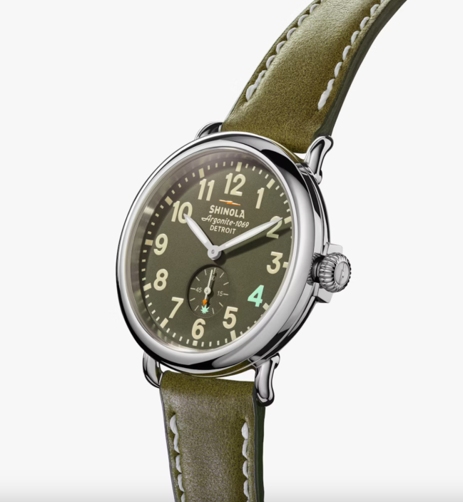 Shinola 420 Grassland Runwell 41mm Watch