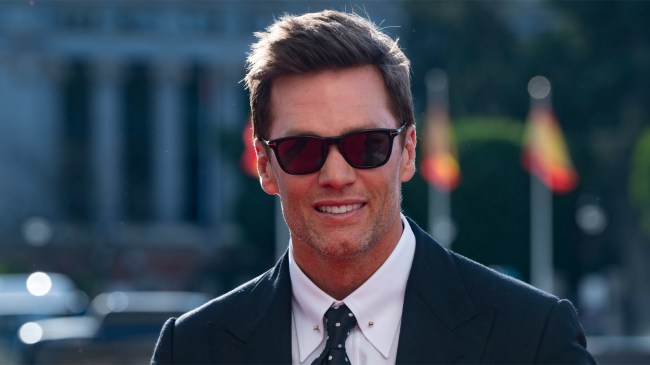 Tom Brady seen arriving at Palacio De Cibeles