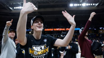 Caitlin Clark’s Best Pass Of The Night Was To Her Brother In The Crowd After 41-Point Game