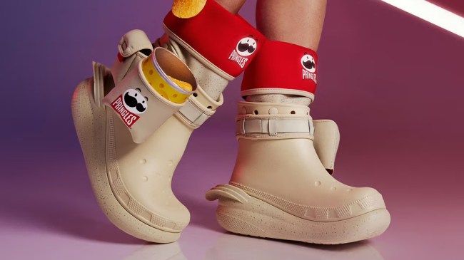 Crocs x Pringles boots