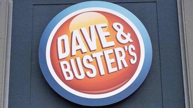 Dave and Busters sign