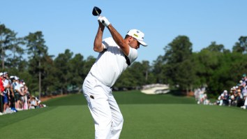 Jason Day Continued To Wear Weirdest Outfits In Golf And Looked Like Willy Wonka On Sunday At The Masters