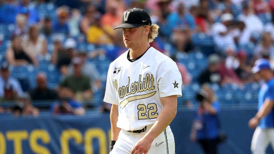J.D. Thompson Vanderbilt Baseball Ejection Sticky Substance