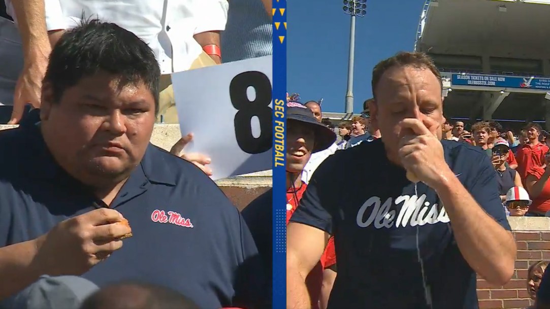 Joey Chestnut Ole Miss Lane Kiffin