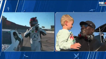 Happy Michael Jordan Celebrates With Tyler Reddick’s Son After Reddick Wins At Talladega For Jordan’s 23XI Racing Team