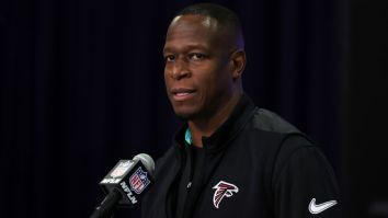 Raheem Morris Compares Drafting Michael Penix Jr. #8 Overall To Taylor Swift Dating Travis Kelce