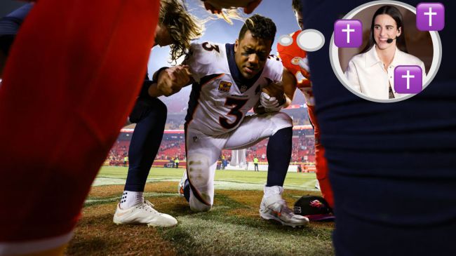 russell wilson praying for caitlin clark