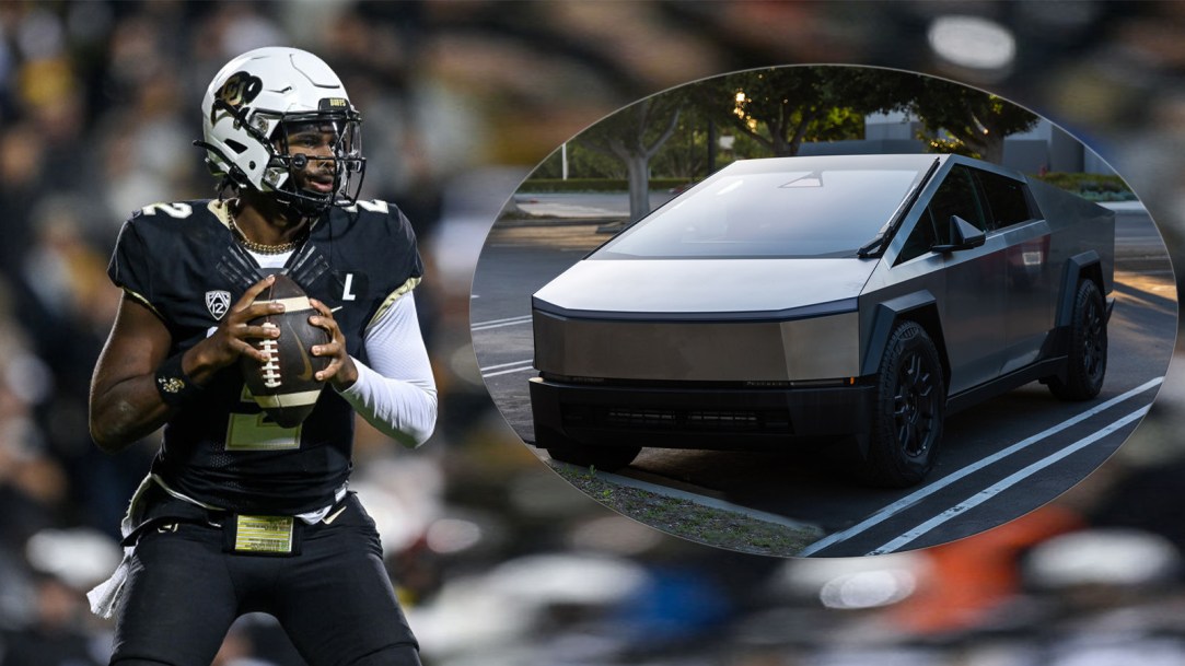 Shedeur Sanders Cybertruck
