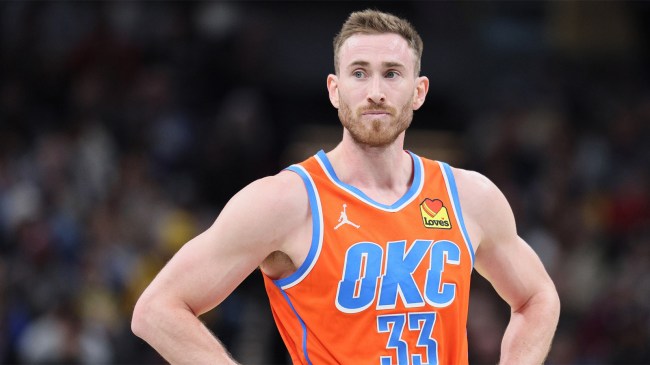 Gordon Hayward of the Oklahoma City Thunder