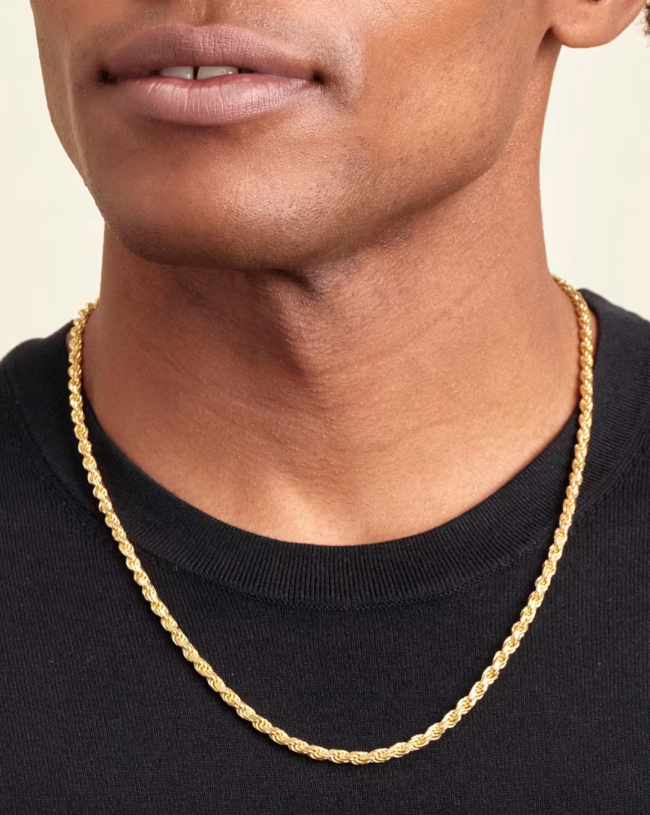 Jaxxon Rope Gold Chain - 4mm
