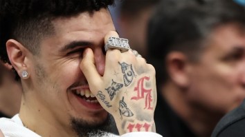 LaMelo Ball Is Getting Roasted For His Gigantic New Alien-Centric Back Tattoo