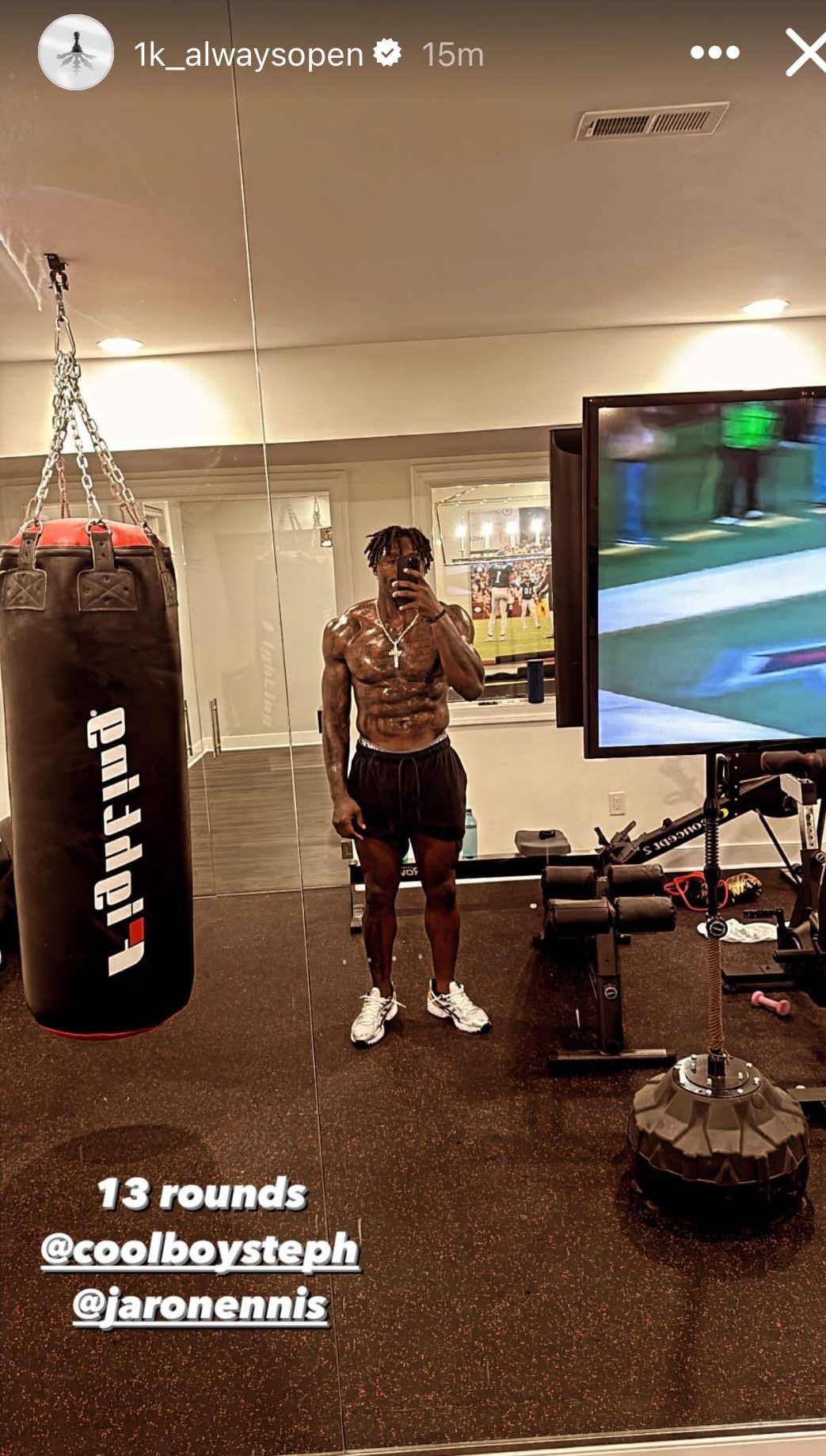 AJ Brown Jacked Strong Muscles