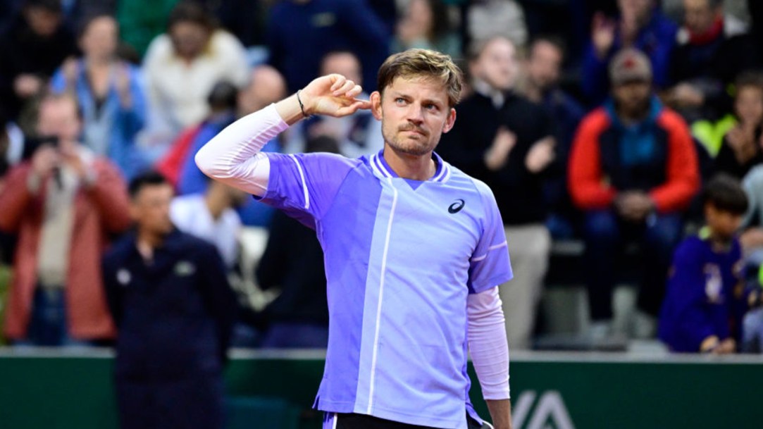 French Open Fan Spit Gum David Goffin