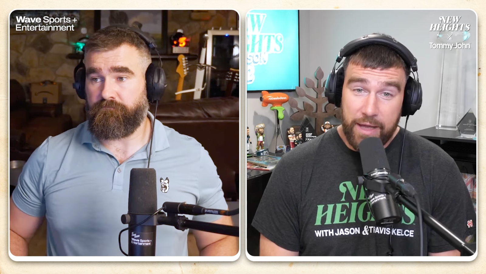 Travis and Jason Kelce discuss the Roast of Tom Brady