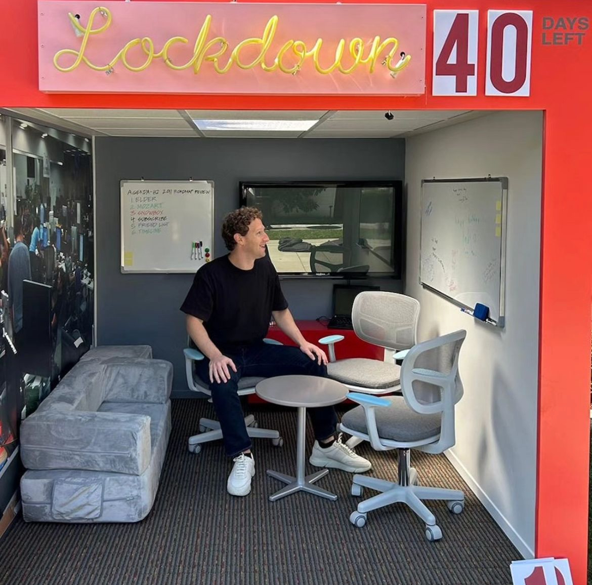Mark Zuckerberg 40th birthday party rooms