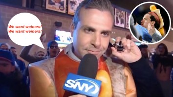 NYPD Tosses Mets Fan On $1 Hot Dog Night Because He Crushed So Many Glizzys That It Caused Chaos In The Stands (Video)