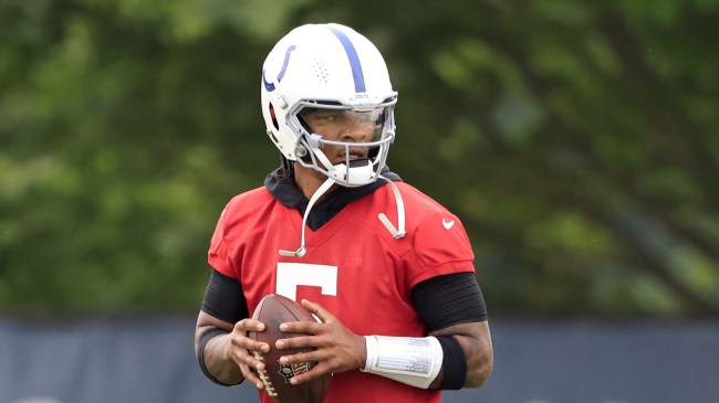 QB Anthony Richardson at Colts OTAs.
