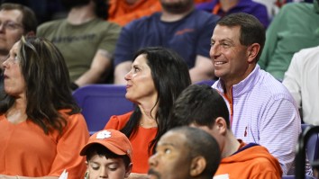 Dabo Swinney Ruthlessly Trolled For Cringey Interaction With High School Recruits