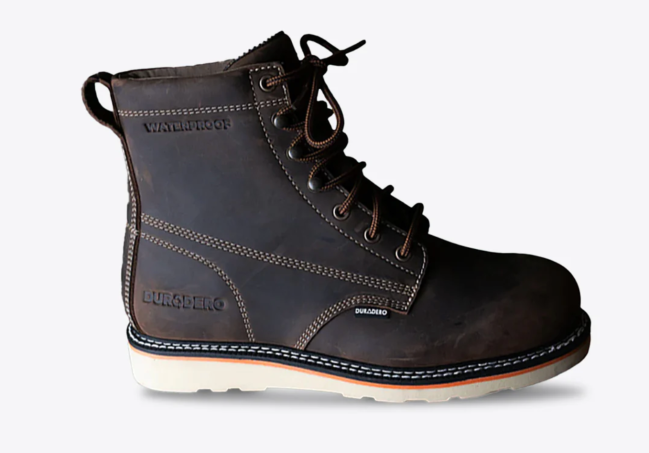 Duradero 6 Inch Logan Plain Toe Waterproof Boot