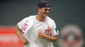 JJ McCarthy Threw One Of The Worst First Pitches Ever Recorded Tuesday Night