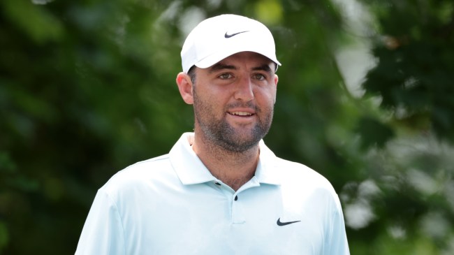 Scottie Scheffler at the US Open.