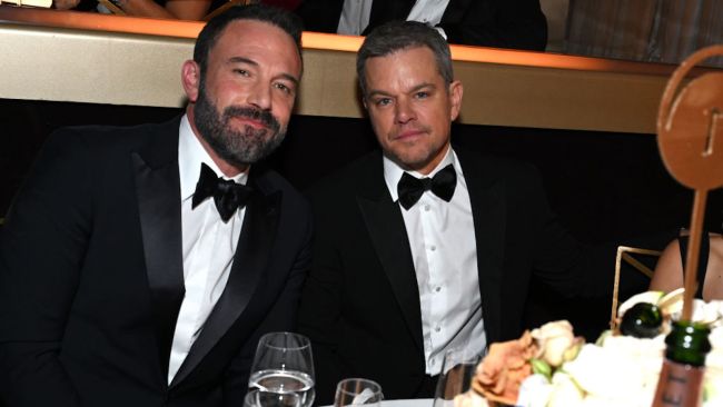 ben affleck and matt damon in tuxedos