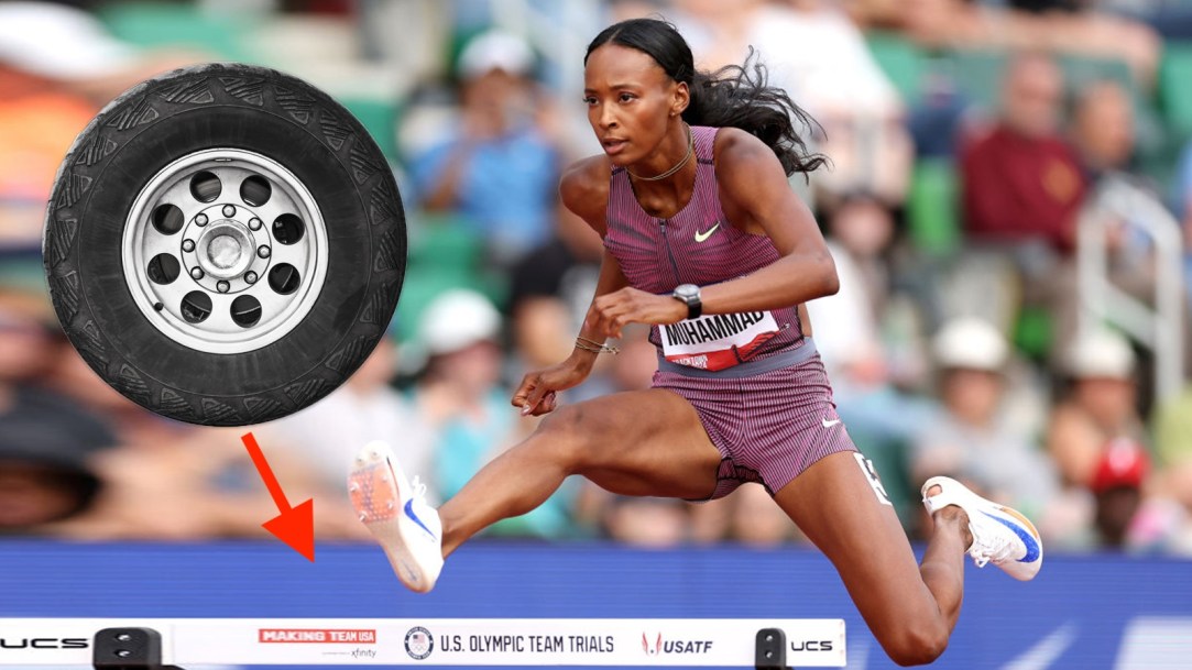 Dalilah Muhammad Olympics Trials Wheel
