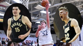 Purdue’s Freakishly Tall Replacement For Zach Edey Is Already Dominating International Opponents