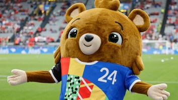 YouTuber Who Snuck Onto Field At Euros Match After Dropping Over $3K On Mascot Costume Banned By UEFA