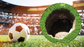 Illinois Soccer Field Built On Top Of Active Mine Crumbles As Massive Sinkhole Swallows Bleachers